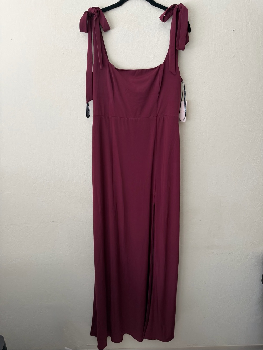 NWT Birdy Grey Alex Luxe Knit Bridesmaid Dress in Cabernet